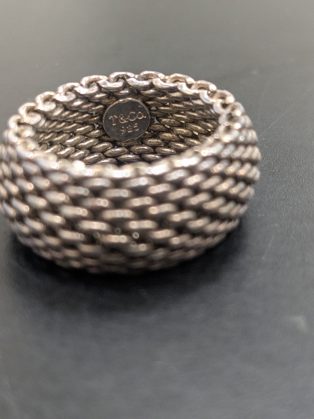Tiffany And Co Sommerset 925 Sterling Silver Ring